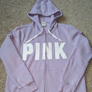 Women's PINK Zip Jacket size Large